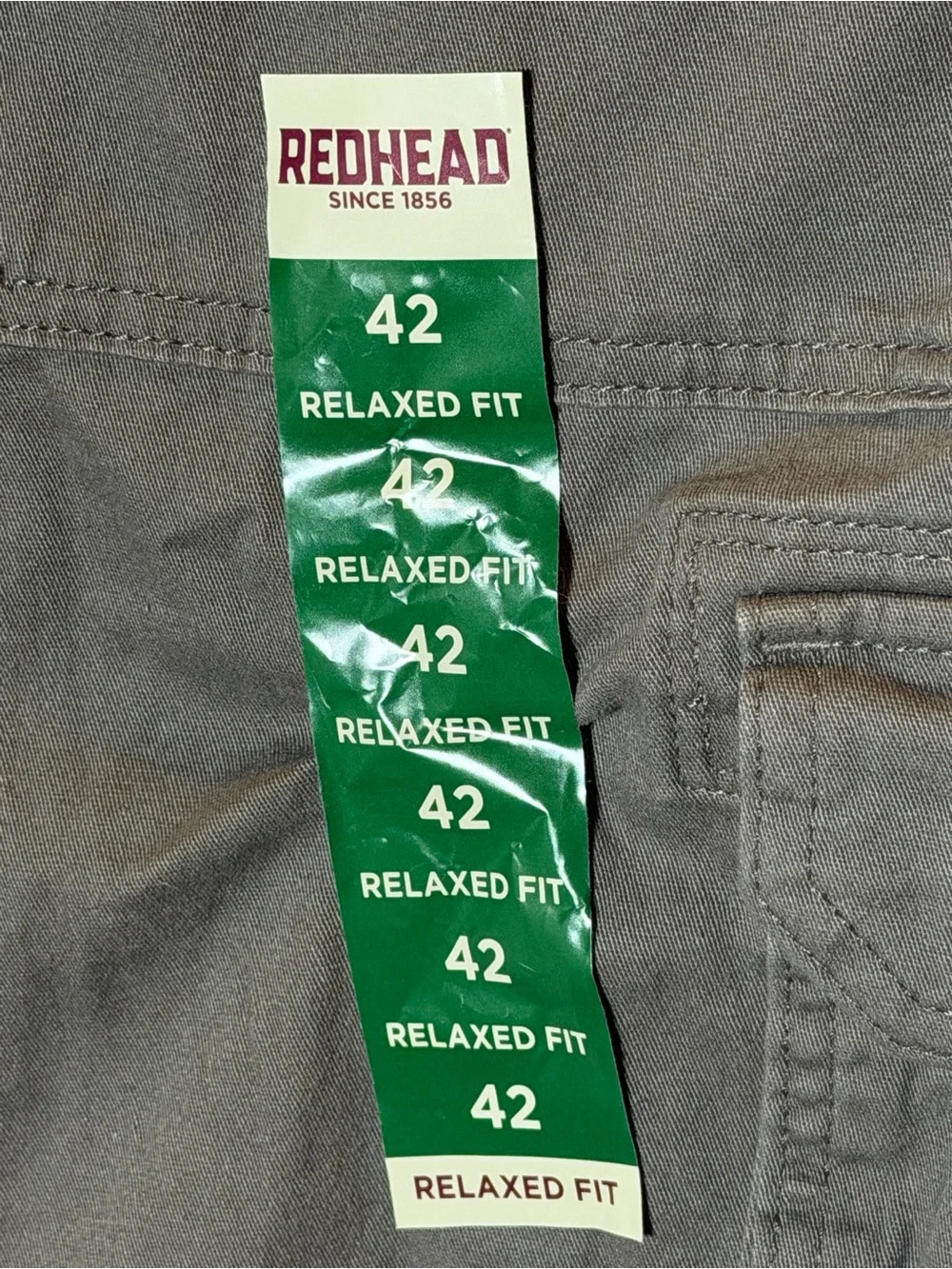 RedHead Men’s Cargo Shorts Size 42 NWT Gray Flat Front Utility Hiking Work